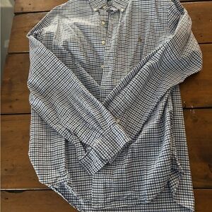 Men's Blue Checkered Shirt